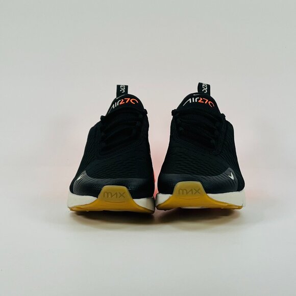 Nike Air Max 270 GS 'Black Total Orange' 943345-037 size 6 Youth / 7.5 Women - Picture 5 of 7